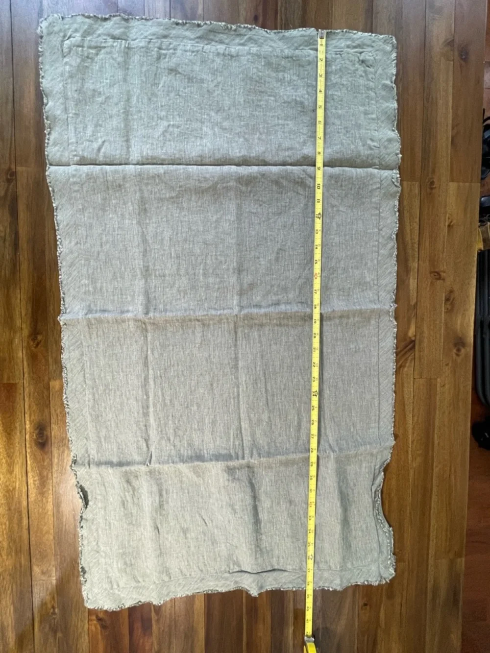 Pottery Barn Belgian Flax Linen King Shams in Light Green